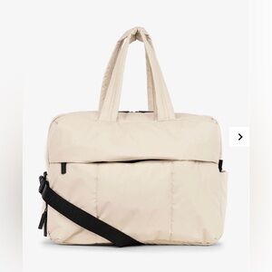 NWOT CALPAK Luka Large Duffel in Oatmeal